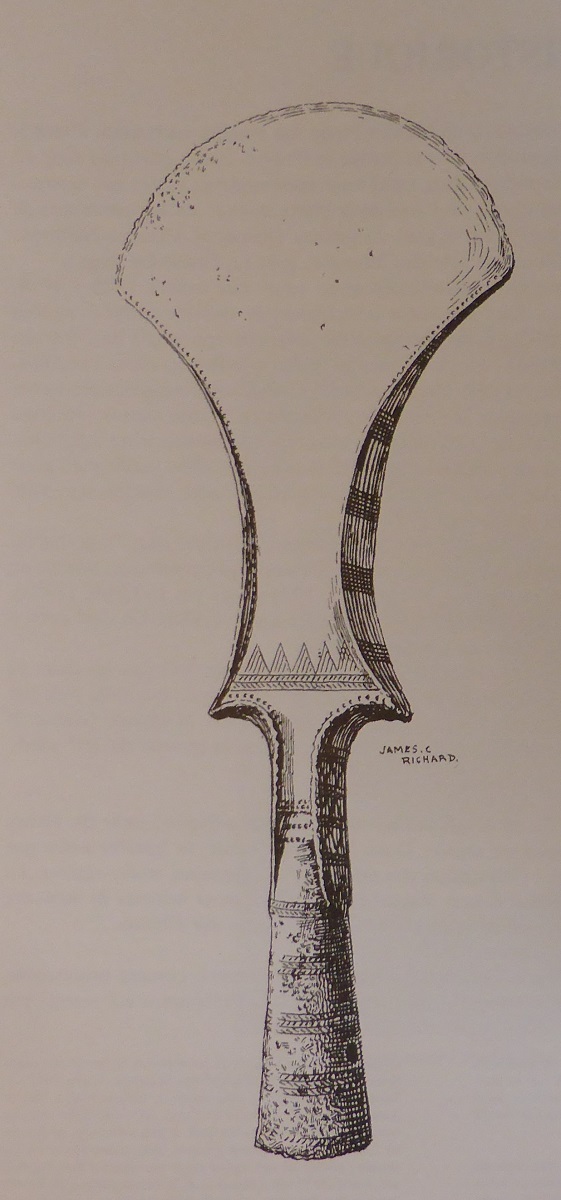 02 hache de lâge du bronze dessin J.C Richard