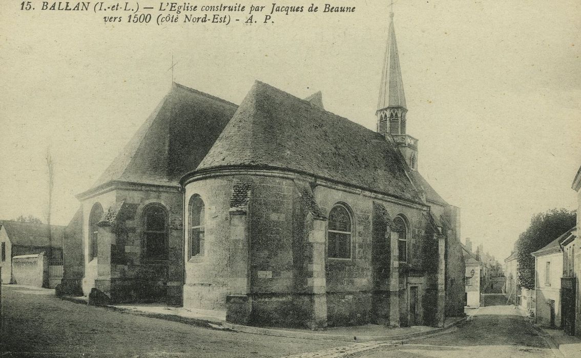 07 Église Saint Venant carte postale