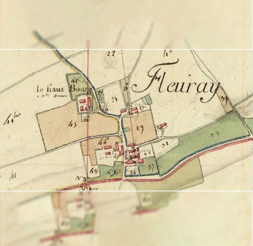 18 Plan de Fleuray cadastre napoléonien