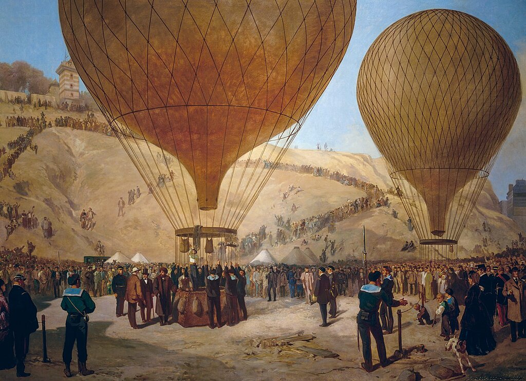 01bis Départ de Gambetta en ballon musée Carnavalet