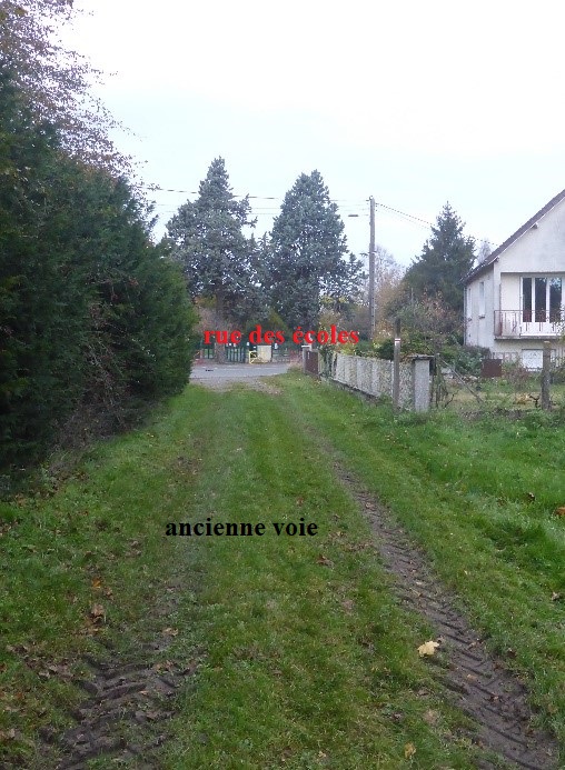 26 Ancienne voie arrivant rue des Écoles à Sorigny photo PMD nov. 2020