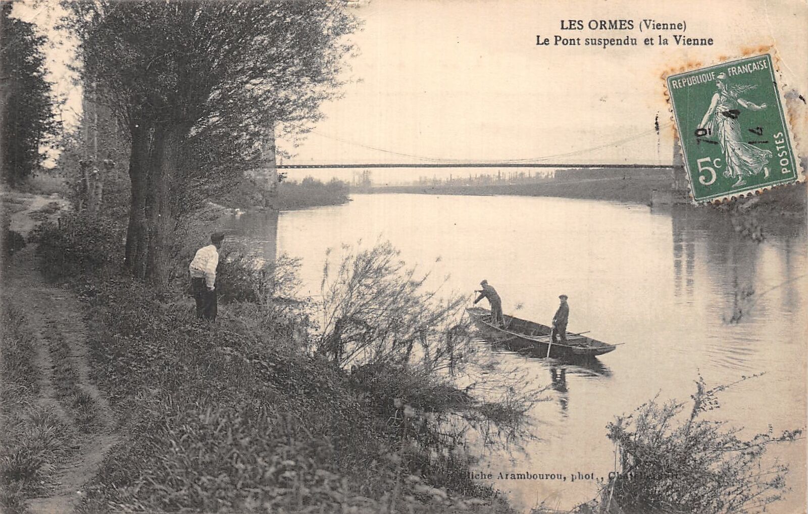 07 Ancien pont des Ormes cp