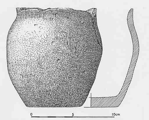 02 Vase néolithique découvert à La Sablière dessin Gérard Cordier