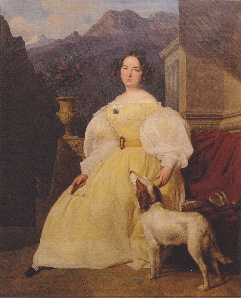 09 Portrait de Mme Hanska en 1835 par Waldmüller musée de Châteauroux