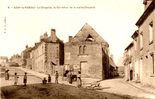 06a Ancienne chapelle de La Chapelle Saint Blaise cp in Tourainissime
