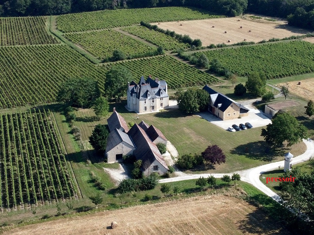09b La Roche vue aérienne source domaine de La Roche
