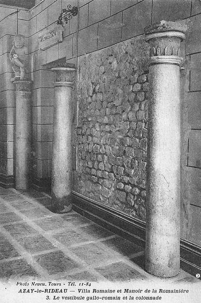 13c La Remoniere vestige gallo romain cp