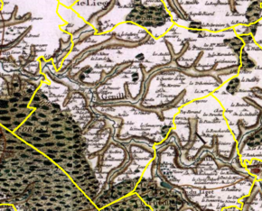 01 Genillé sur la Carte de Cassini