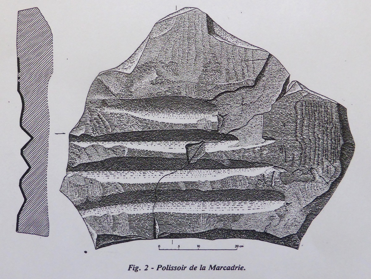 02 Polissoir de Genillé dessin Gérard Cordier