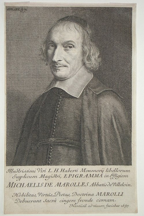 20 Michel de Marolles estampe de Robert de Nanteuil