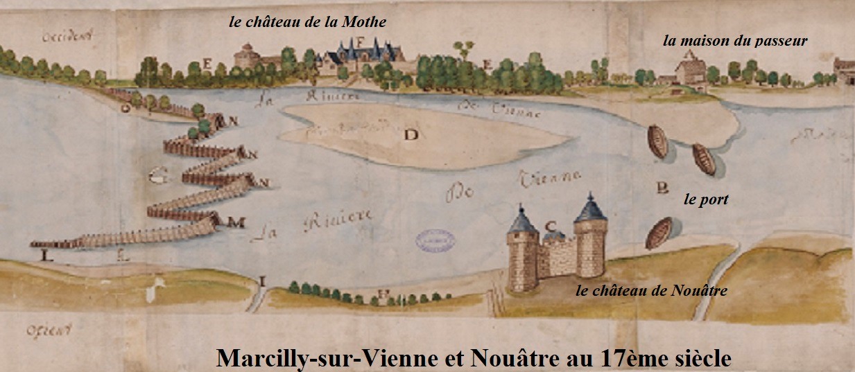 01 La Vienne à Nouâtre au 17ème siècle AD 45