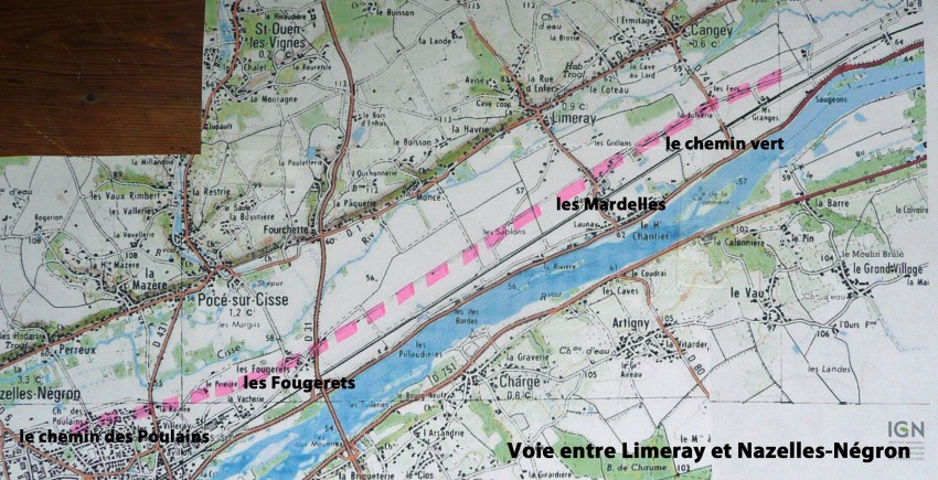 02 Voie antique plan IGN avec annotations PmD