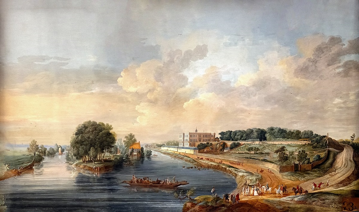 20 Vue du château par Louis Nicolas van Blarenberghe musée dAgen