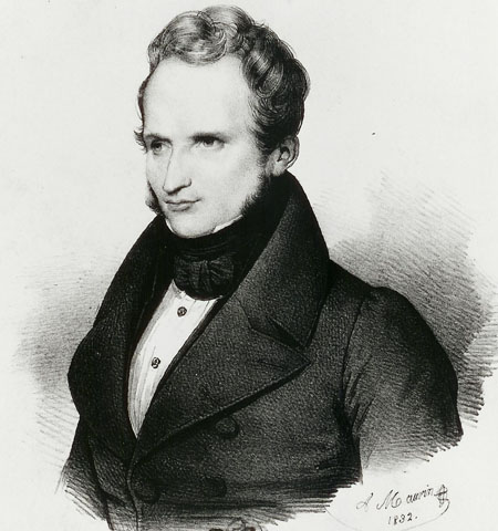 Vigny en 1832 par Antoine Maurin