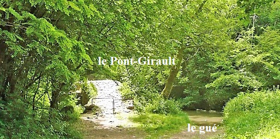 33 Saint Branchs Pont Girault et gué photo PMD mai 2011