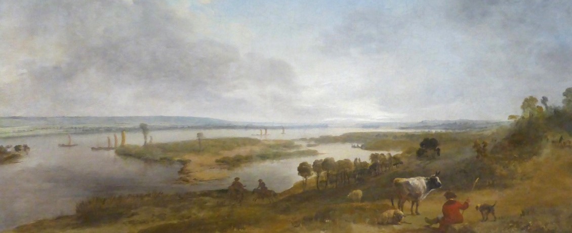 03 La Loire entre Amboise et Lussault au 18ème siècle tableau de Jean Pierre Houël musée de Tours
