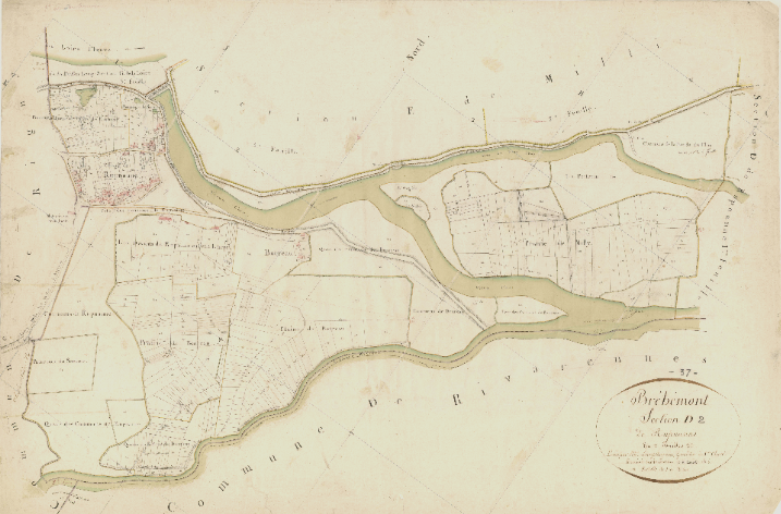 20 Bréhémont cadastre napoléonien