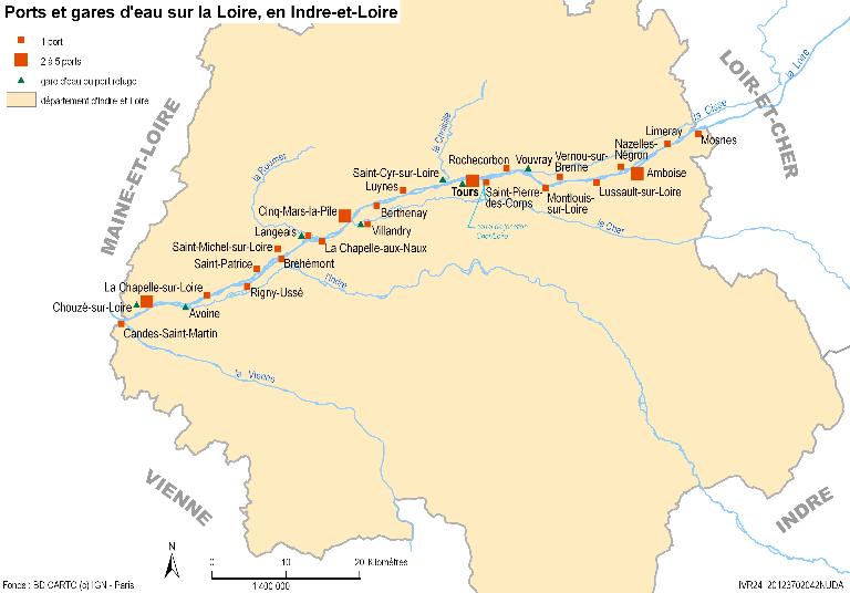 01 ports et gares deau sur la Loire source AD 37